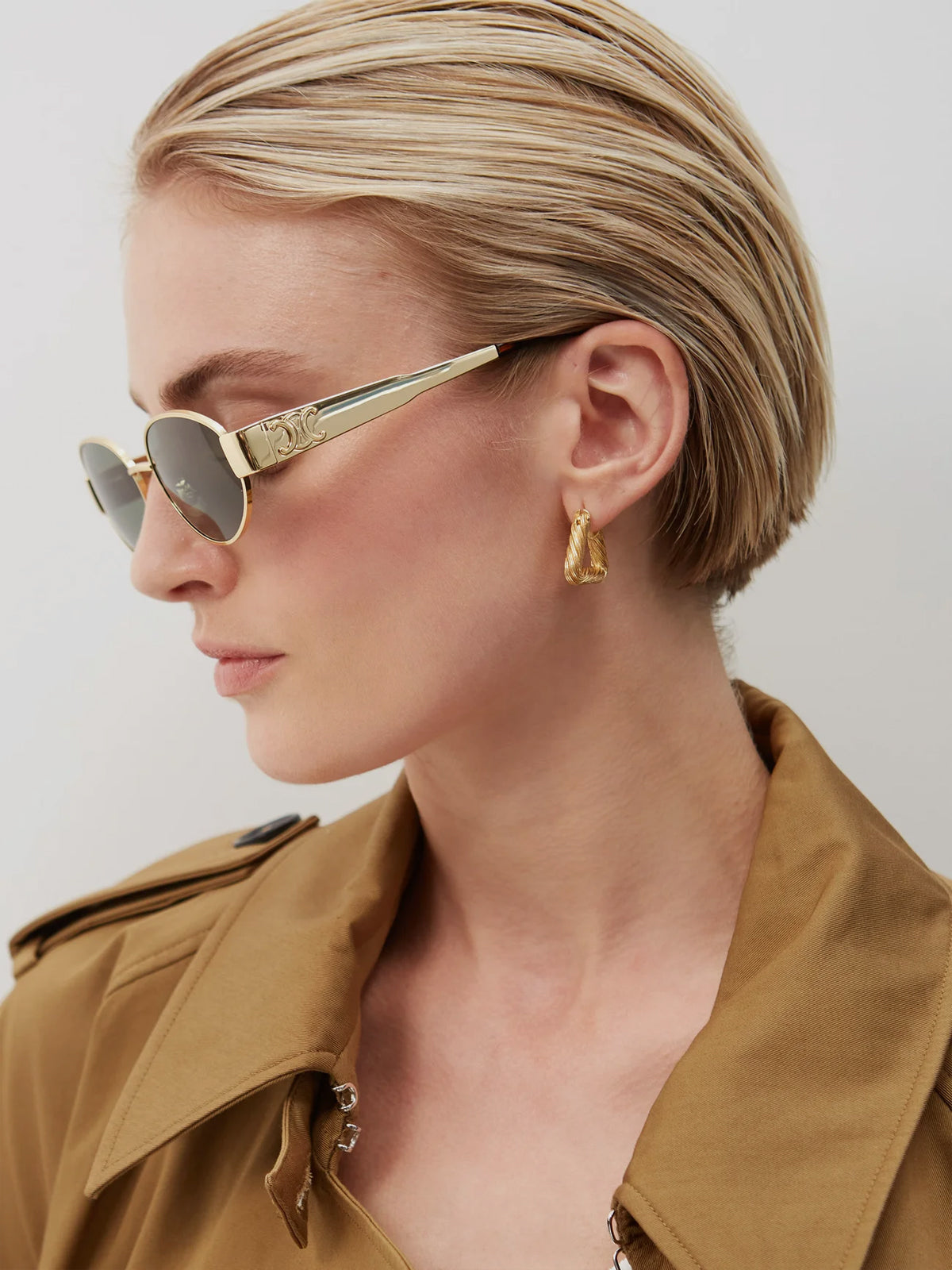 Celine Triomphe Metal 01 Metal Sunglasses