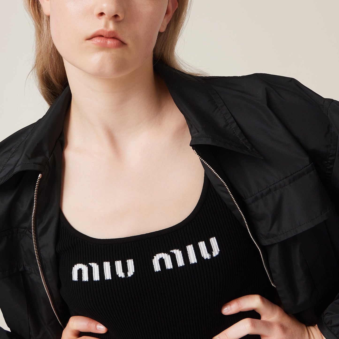 Miu Miu Viscose tank top