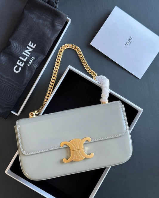 CELINE MULTIPOCHETTE triumph canvas and calfskin